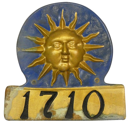 sun fire plaque