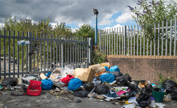 Vacant properties and fly tipping