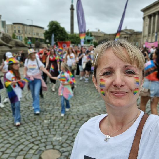 Gail at Pride.