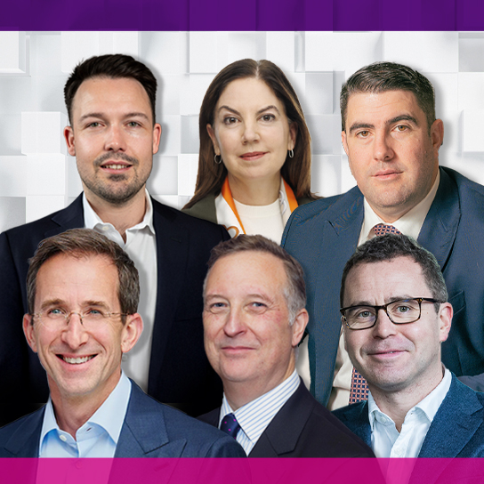 Graphic showing portraits of all speakers at AIRMIC 2025