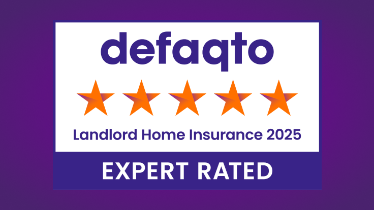 Defaqto logo 2025 - 5 Star landlord insurance
