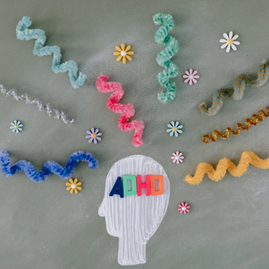 ADHD diagram or collage