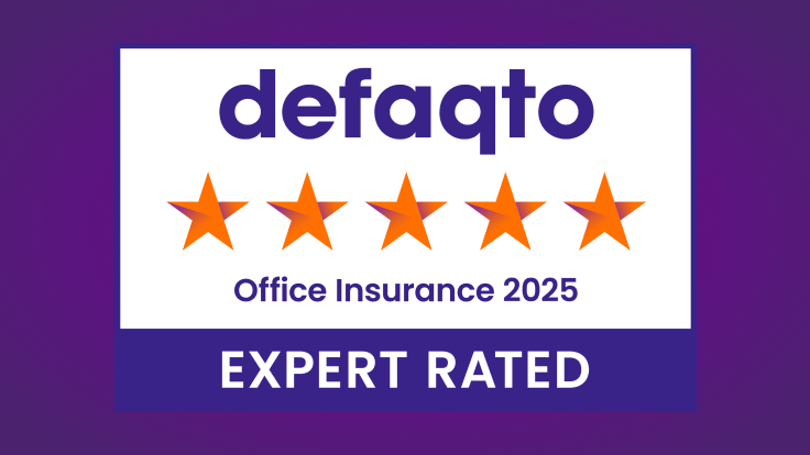 Defaqto logo 2025 - 5 Star office insurance