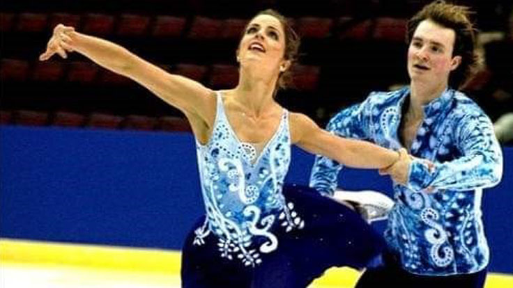 Claire Tannett ice dancing