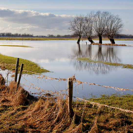 Flooding image in the UK