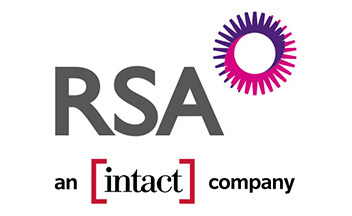 RSA insurance company logo with Intact company logo. RSA is now part of Intact.