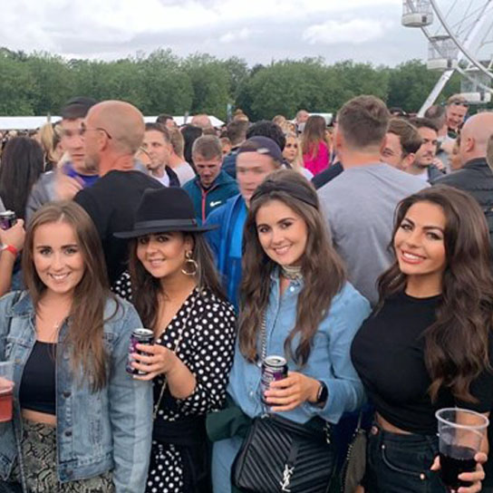 Rania Jabakhanji with friends