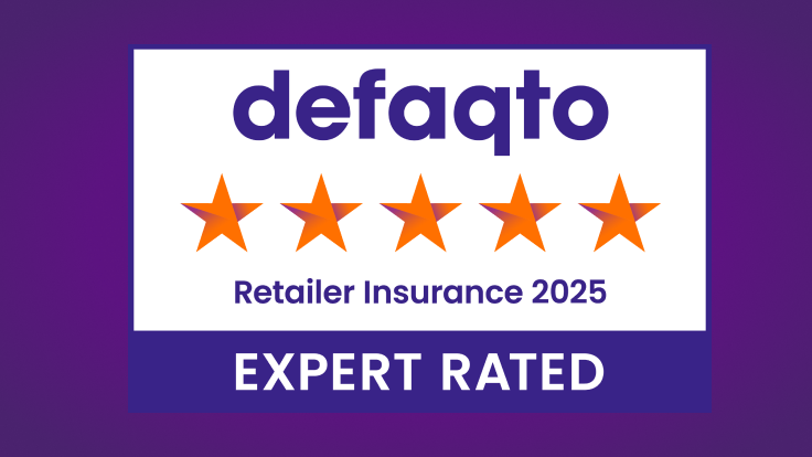 Defaqto logo 2025 - 5 Star retail insurance