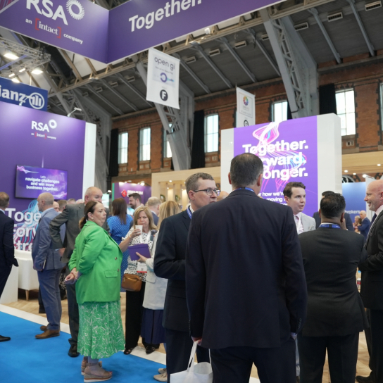 Photo from BIBA 2025 of people gathering at the RSA stand