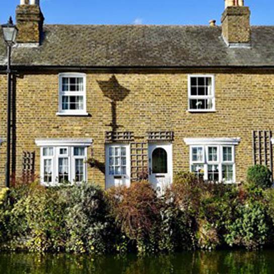 Row of terraced houses