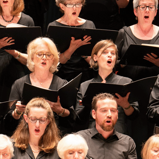 group of choir singers