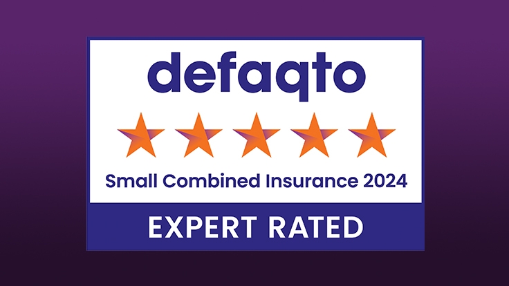 Small combined insurance Defaqto logo 2024