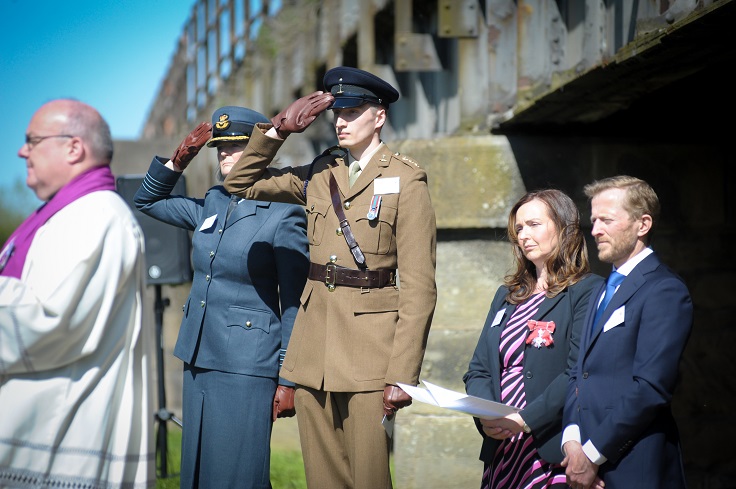 NMA and RSA ceremony and salute