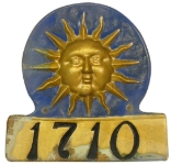 Sun Fire fire mark plaque.