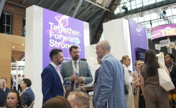 Photo from BIBA 2025 of people gathering at the RSA stand